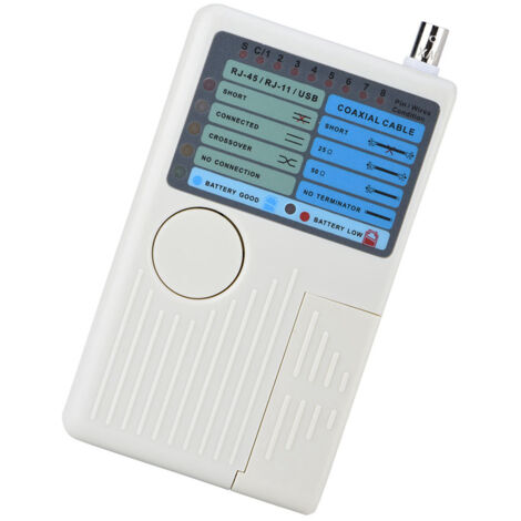 Testeur de Câble Réseau RJ45 RJ11 USB BNC - Détecteur et Traqueur LAN