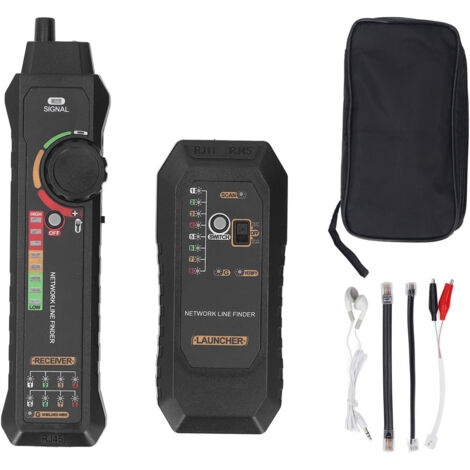 Testeur de câble réseau Signal Ethernet multifonctionnel avec fil de casque