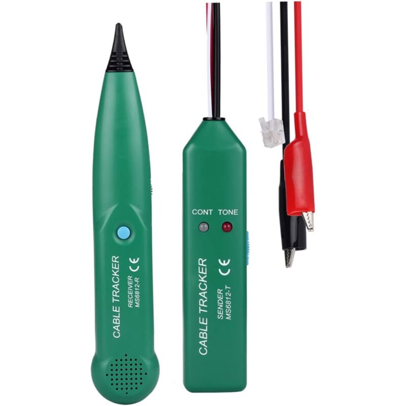 Testeur de câble réseau, Testeur de câble MS6812 Téléphone Téléphone Tracer lan Détecteur Testeur de Tension du câble réseau, Testeur de câble