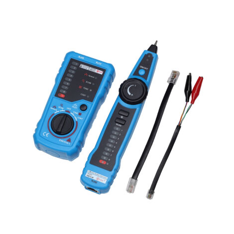 Testeur de câble réseau, traceur de fil multifonction, traceur avec son échantillon, localisateur de ligne RJ11 RJ45, Ethernet LAN réseau Cat5 Cat6 câble entretien collation, test de ligne