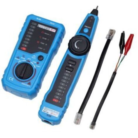 Testeur de câble réseau, traceur de fil multifonction, traceur avec son échantillon, localisateur de ligne RJ11 RJ45, Ethernet LAN réseau Cat5 Cat6 câble entretien collation, test de ligne