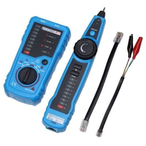 Testeur de câble réseau, traceur de fil multifonction, traceur avec son échantillon, localisateur de ligne RJ11 RJ45, Ethernet LAN réseau Cat5 Cat6 câble entretien collation, test de ligne