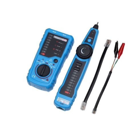Testeur de câble réseau, traceur de fil multifonction, traceur avec son échantillon, localisateur de ligne RJ11 RJ45, Ethernet LAN réseau Cat5 Cat6 câble entretien collation, test de ligne