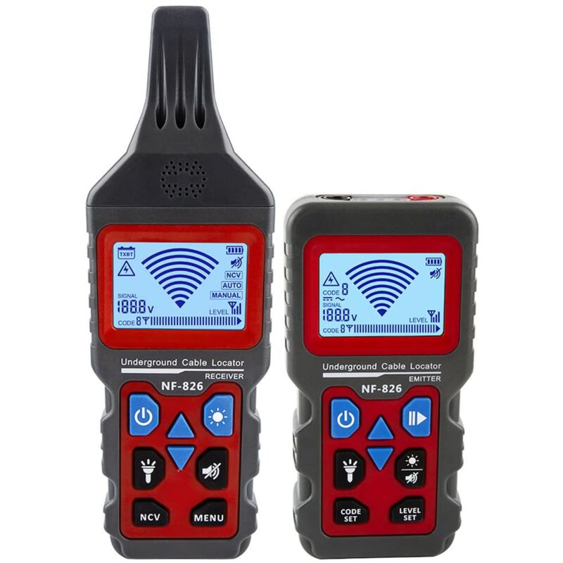 Testeur de câble souterrain, localisateur de fil, traceur de circuit, détecteur de tuyau métallique, détecteur de disjoncteur, détecte les murs, les