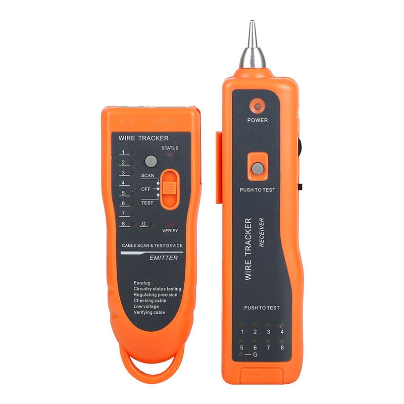 Testeur de câble, testeur de câble réseau lan XQ-350 de haute qualité et utile, RJ11 RJ45 Line Finder Wire Tracker