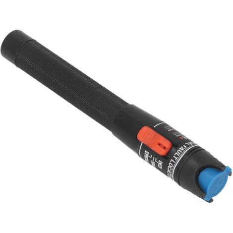 Testeur de câbles fibre optique portable - Détecteur de lumière rouge stylo, portée jusqu'à 15 km