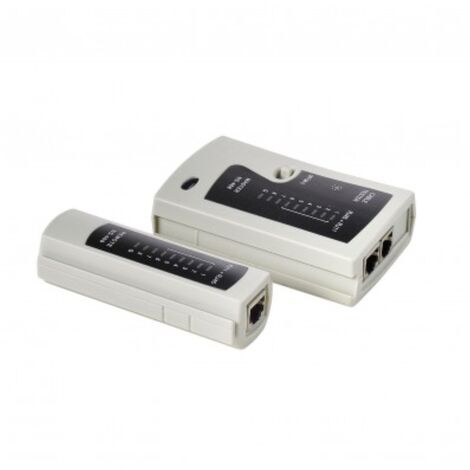 testeur de câbles rj11 et rj45 - affichage led - erard 2498
