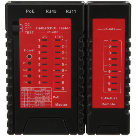 Testeur de Câbles Téléphoniques NOYAFA NF‑468S Détection de Rupture et Résistance Haute Tension