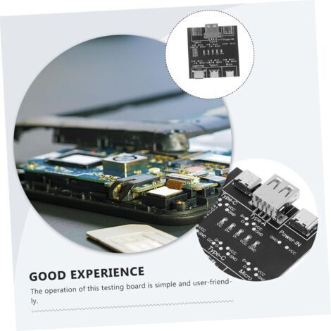 Testeur de câbles USB portable, un outil de test de circuits compatible avec les câbles de données et les micro USB.