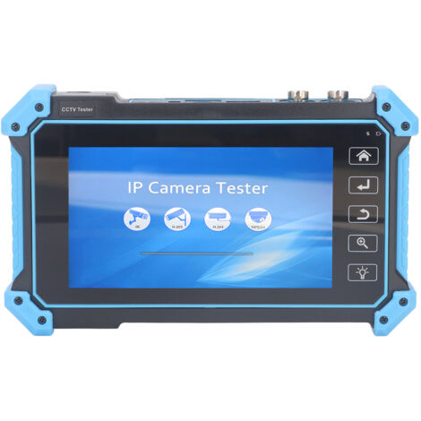 Testeur de caméra IP, écran tactile IPS 5,4 pouces, entrée HD VGA, CCTV AHD CVI TVI, moniteur analogique avec détecteur de ligne