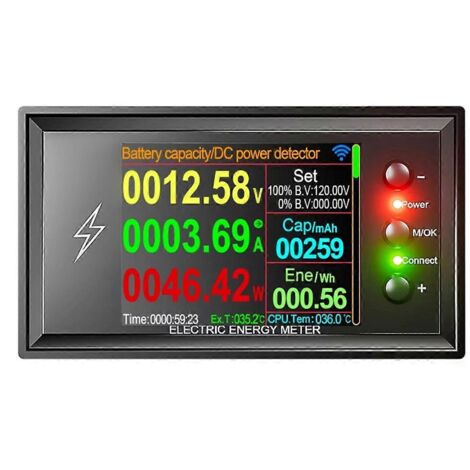 Testeur de capacité de batterie au lithium intelligent Tuya WiFi 30 A