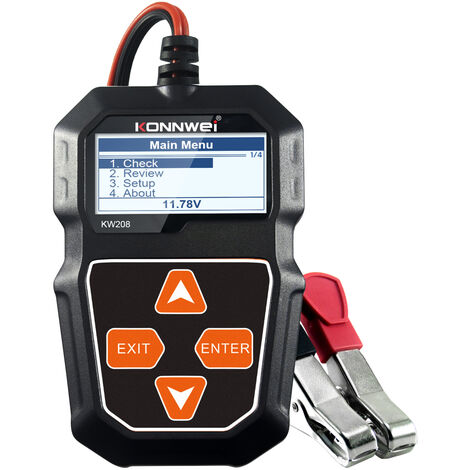 Testeur de charge de batterie de voiture 12V analyseur d'alternateur automobile professionnel