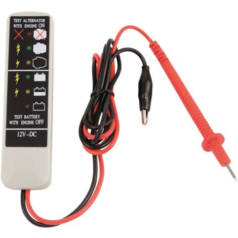 Testeur de charge (LED) pour batteries et alternateurs 12V - OE 0035BL - CLAS Equipements