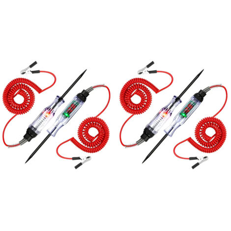 Testeur de circuit 4 pièces, lampe témoin 6 V-24 V pour voiture