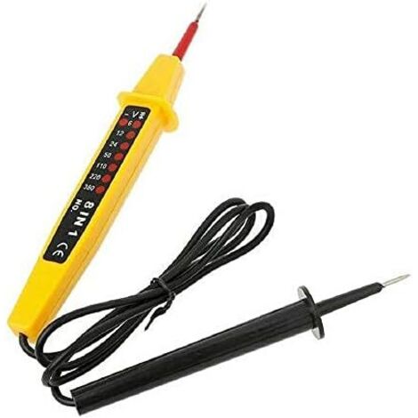 Testeur de circuit électrique 8 en 1 Testeur de tension multifonction Stylo détecteur de continuité 6 V-380 V