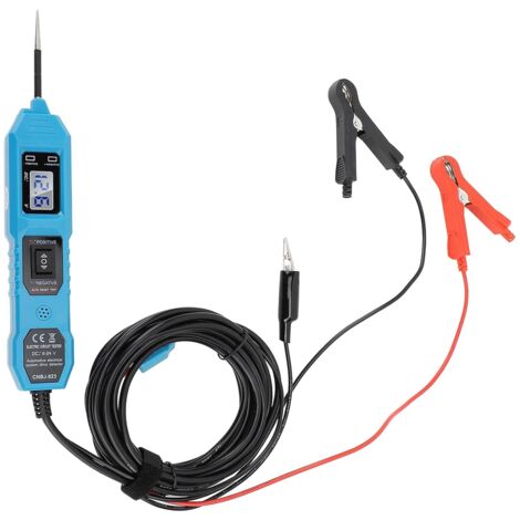 Testeur de Circuit électrique Automobile DC 6-24 V Testeur de Sonde de Circuit D'alimentation Outil de Diagnostic de Testeur de Circuit Automobile Multifonction avec Feu Avant