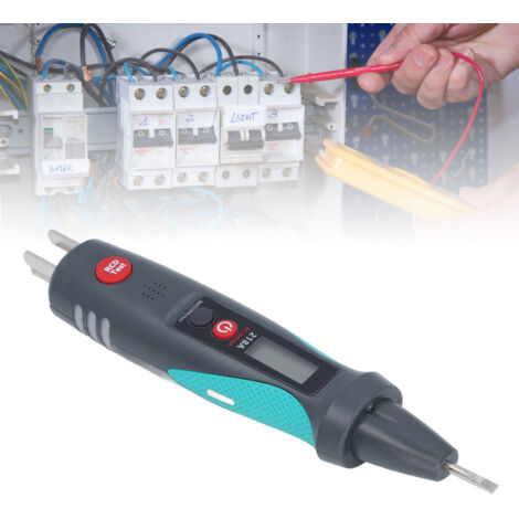 Testeur de Circuit LCD, Analyseur de Prise avec NCV, Détection Intelligent Neutre/Live, Recherche de Rupture, 1 AAA ABS 112g
