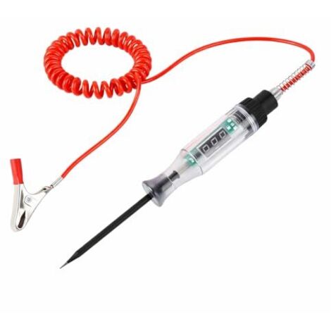 Testeur de Circuit Voiture, 5V-120V DC Auto Relais, Magique Électrique avec Écran LCD et Pince Crocodile Flexible, Outil Diagnostic pour Camion, Moto -