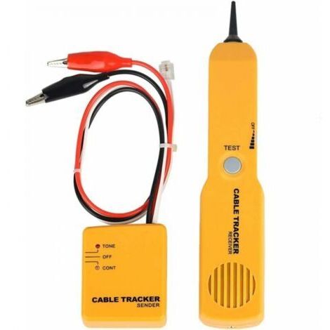 Testeur de Circuit,Traceur de Fils et Générateur de Tonalité,Testeur de Cable réseau Prise RJ-11,Fils et Cables de Recherche et de Localisation,Continuité du Circuit de Test