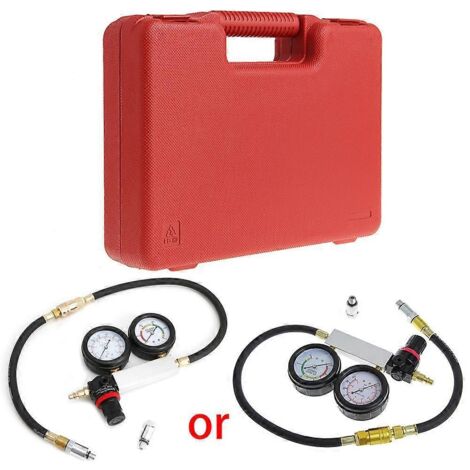 Testeur de compression moteur cylindre auto - détecteur de fuite et diagnostic d'étanchéité, jauge de pression pour vérification des pertes moteur.