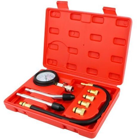 Testeur de compression, testeur de bougie d'allumage, kit d'outils de manomètre pour tester moto, voiture, moteur hors-bord tronçonneuse motoneige, voiture, moteur à gaz