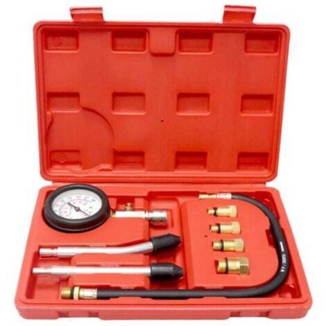 Testeur de compression, XU, Kit compresseur pour tous moteurs Kfz M10 M12 M14 M18 0-20 bar et 0-300 psi - KZQ