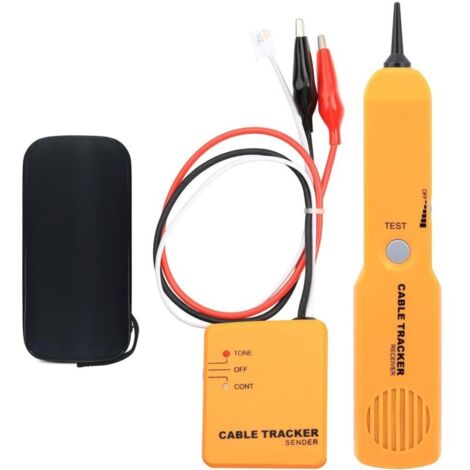 Testeur de Continuité, Localisateur de Câbles et Générateur de Tonalité, Localisateur de Ligne Mmultifonction Sans Problème, Localisateur de Ligne et Test de Continuité de Ligne Téléphonique