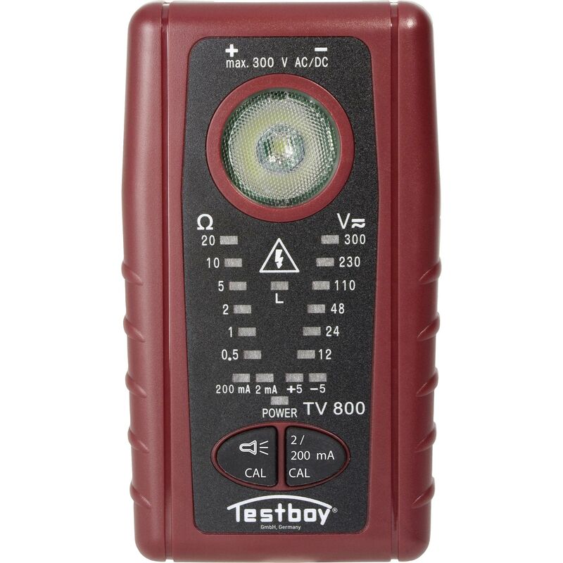 Testboy - Testeur de continuité tv 800 cat iii 300 v Acoustique Y863072