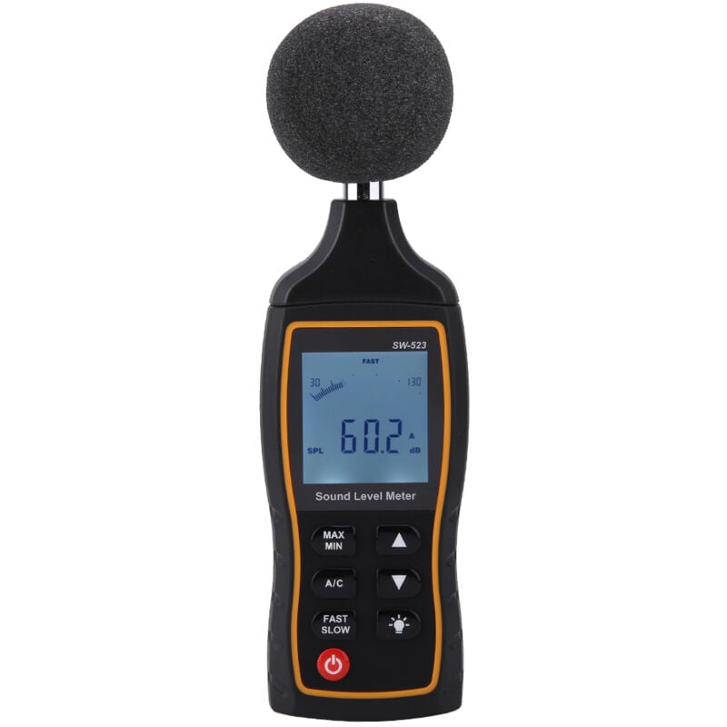 Testeur de détection de bruit de sonomètre numérique à écran LCD portatif sw523