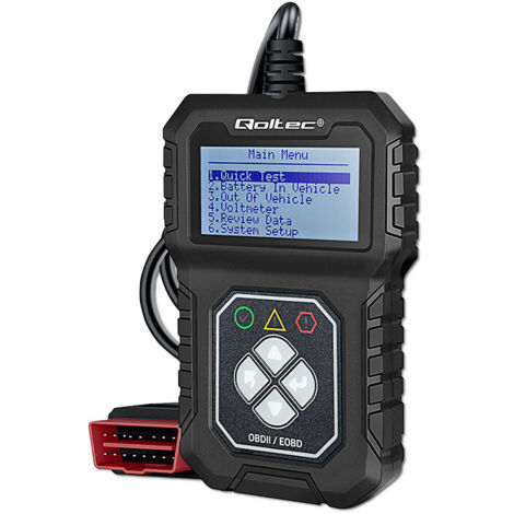 Testeur de diagnostic numérique Qoltec ProLine Interface OBDII EOBD Menu polonais 8 V-25 V Double système