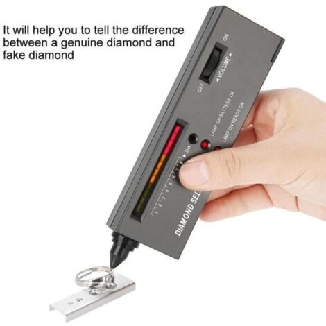 Testeur de diamant, testeur de pierres précieuses, testeur de diamant Testeur d'affichage à LED pour détecteur de stylos Test