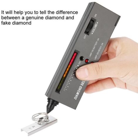 Testeur de diamant, testeur de pierres précieuses, testeur de diamant Testeur d'affichage à LED pour détecteur de stylos Test