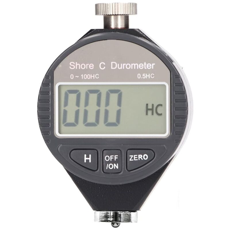 Testeur de Dureté Numérique Portable, 0-100 Shore Type A/C/D Duromètre avec écran LCD pour Caoutchouc, Pneu, Plastique, Plastique Thermique,