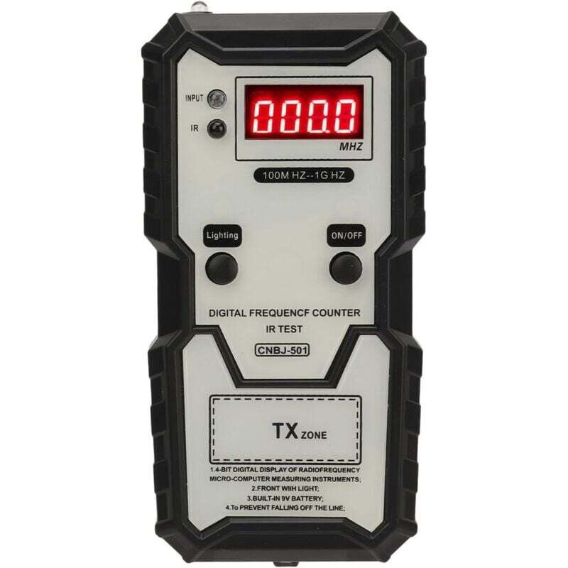 Testeur de Fréquence de Porte-clés à Affichage Numérique de Haute Précision – Détection Précise et Fiable du Signal Infrarouge, 100 m hz à 1 g HZ,de