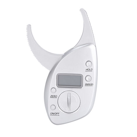 Testeur de Graisse Corporelle Portable, Pince à Plis Cutanés Numérique pour Mesure de Masse Grasse