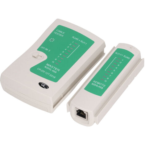 Testeur de Lignes Téléphoniques RJ11 RJ45, Vérificateur de Câbles Réseau pour Dépannage et Installation