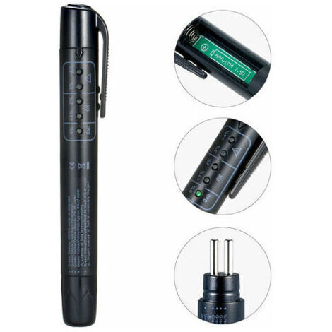 Testeur De Liquide De Frein Liquide Pen Huile De Frein Automatique Analyseur D'Humidite Avec 5 Indicateurs Led Pour Dot3 Dot4 Dot5