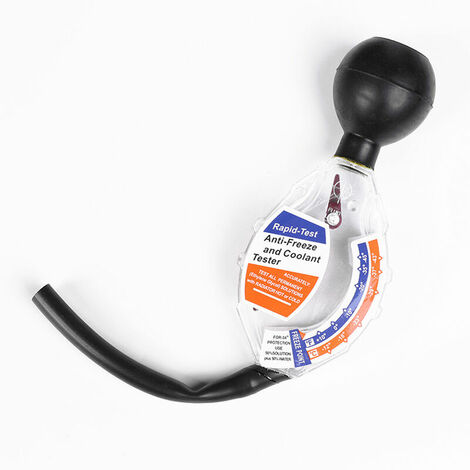 Testeur de liquide de refroidissement de radiateur de voiture d'étalonnage de la gravité spécifique de compteur de densité d'antigel portatif portatif