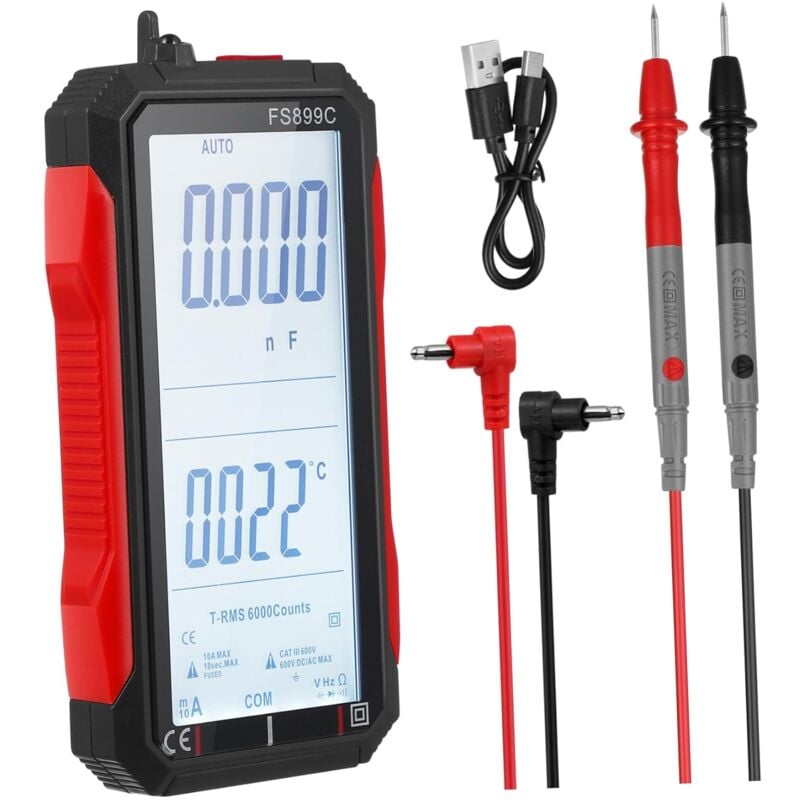 Laoa - Testeur De Multimètre Style Stylo Mesure Dampères Multimètre Digital Multimètre Numérique Automobile Détecteur De Testeurs De Ampèremètre