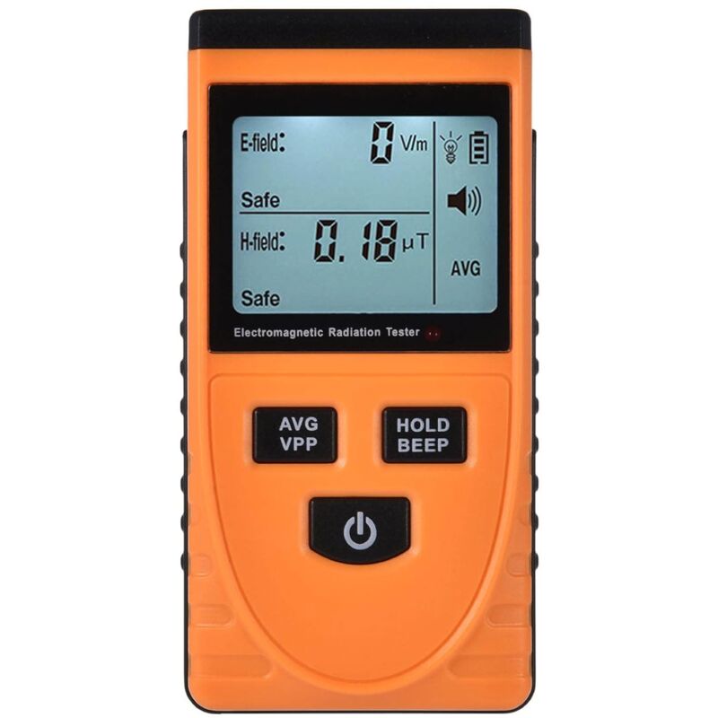 Testeur De NuméRique - DéTecteur De Rayonnement éLectromagnéTique, DosimèTre Portable Compteur avec ÉCran LCD, DéTecteur Radioactif pour Rayonnement