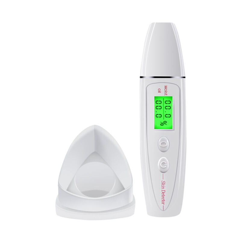 Lifcausal - Testeur de peau du visage Analyseur de peau numérique portable Moniteur d'humidité de l'eau et de l'huile pour les soins de la peau