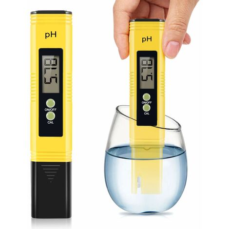Testeur de PH avec 0,01 haute précision et plage de mesure de 0-14 PH pour culture hydroponique, consommation domestique
