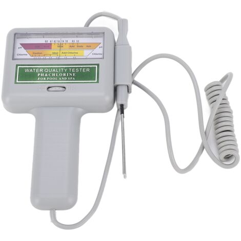 Testeur de pH et Chlore Portable pour Piscine et Spa - Analyseur de Qualité d'Eau