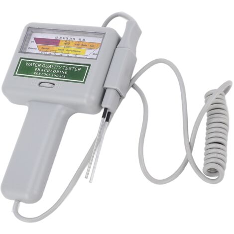 Testeur de pH et Chlore Portable pour Piscine et Spa - Analyseur de Qualité d'Eau