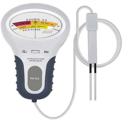 Testeur de pH et de chlore PC101, portable, carré, combiné, pour piscine, sonde pour analyse de la qualité de l’eau deng ALOVEZ