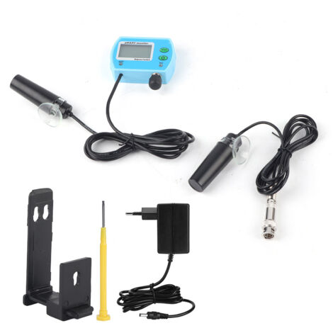 Testeur de pH et EC en ligne pour aquariums et piscines - Surveillance qualité de l'eau 230-240V EU