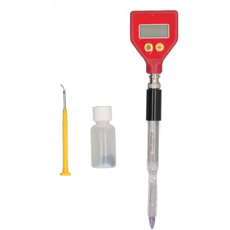 Testeur de pH numérique à écran large, électrode composite allongée pour une haute précision, stylo de test de pH, moniteur de qualité de l'eau
