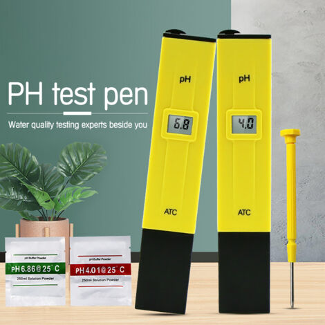 Testeur de pH numérique avec écran LCD pour aquarium - Haute précision