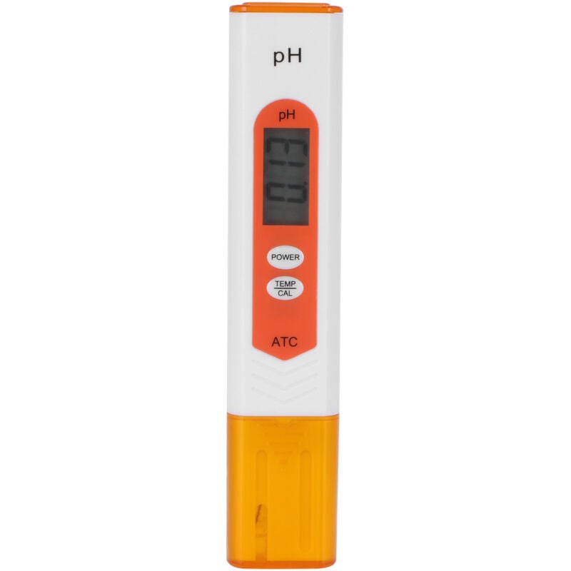 Testeur de PH Portable, analyseur de qualité de l'eau pour aquarium d'aquaculture avec affichage de la température(pile non incluse)