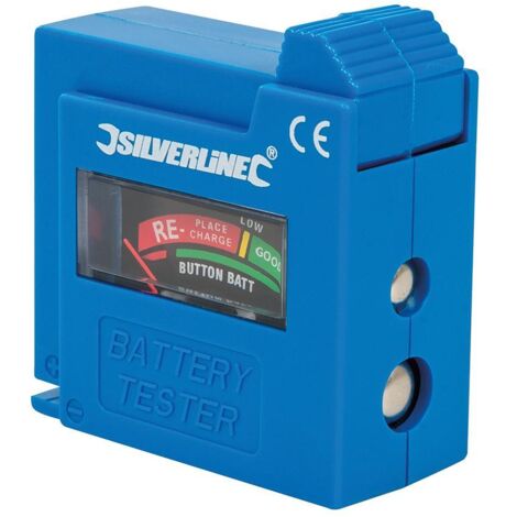 TESTEUR DE PILES COMPACT 1,5 V 9 V SILVERLINE 918147